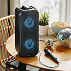 Bluetooth-колонка Adler AD 1903 — 10 Вт, караоке, FM-радіо, RGB-підсвітка, фото 8