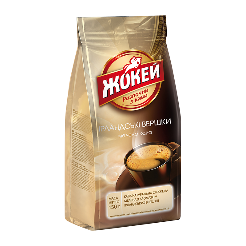 Кава Жокей "Ірландські вершки" 150гр мелена