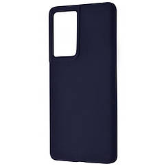 Чехол WAVE Full Silicone Cover Samsung Galaxy S21 Ultra (G998B) midnight blue