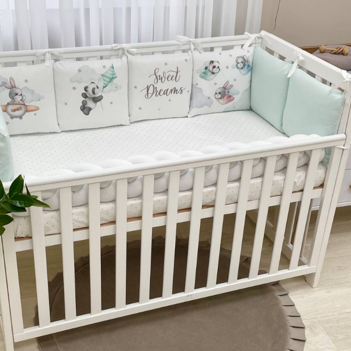 Бортики з простирадлом Art Design Sweet animals