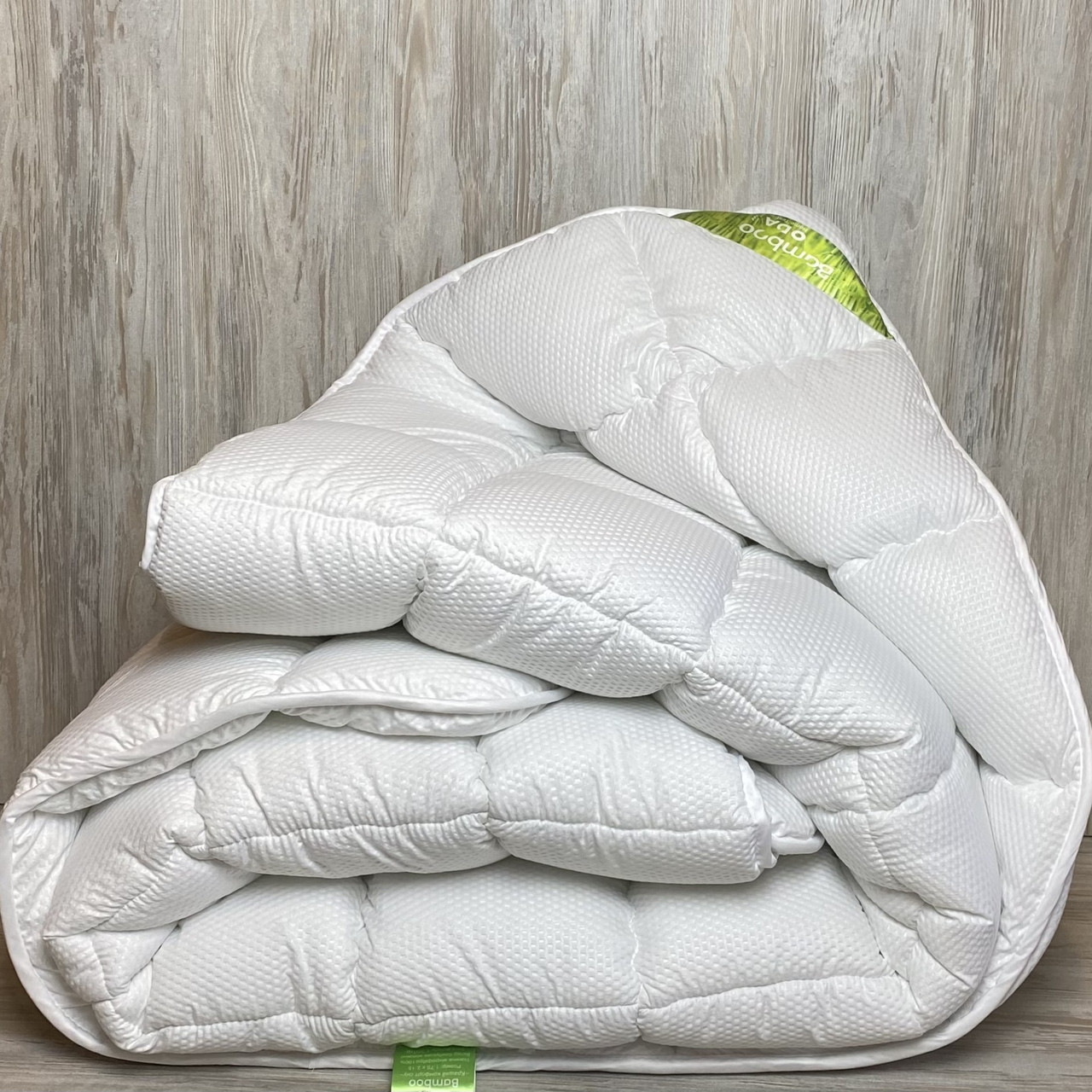 Ковдра двуспальна 175х215см, наповнювач - Бамбукове волокно ODA bamboo Одіяло двоспальний розмір, фото 1