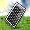 Портативна сонячна панель для заряджання гаджетів 15Вт / Сонячний зарядний пристрій для телефону, фото 2