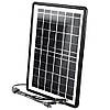 Портативна сонячна панель для заряджання гаджетів 15Вт / Сонячний зарядний пристрій для телефону, фото 3