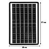 Портативна сонячна панель для заряджання гаджетів 15Вт / Сонячний зарядний пристрій для телефону, фото 7