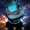 Автомобільний FM модулятор з дисплеєм, Bluetooth, 2хUSB GZ03 / FM-трансмітер в машину / ФМ модулятор в авто, фото 11