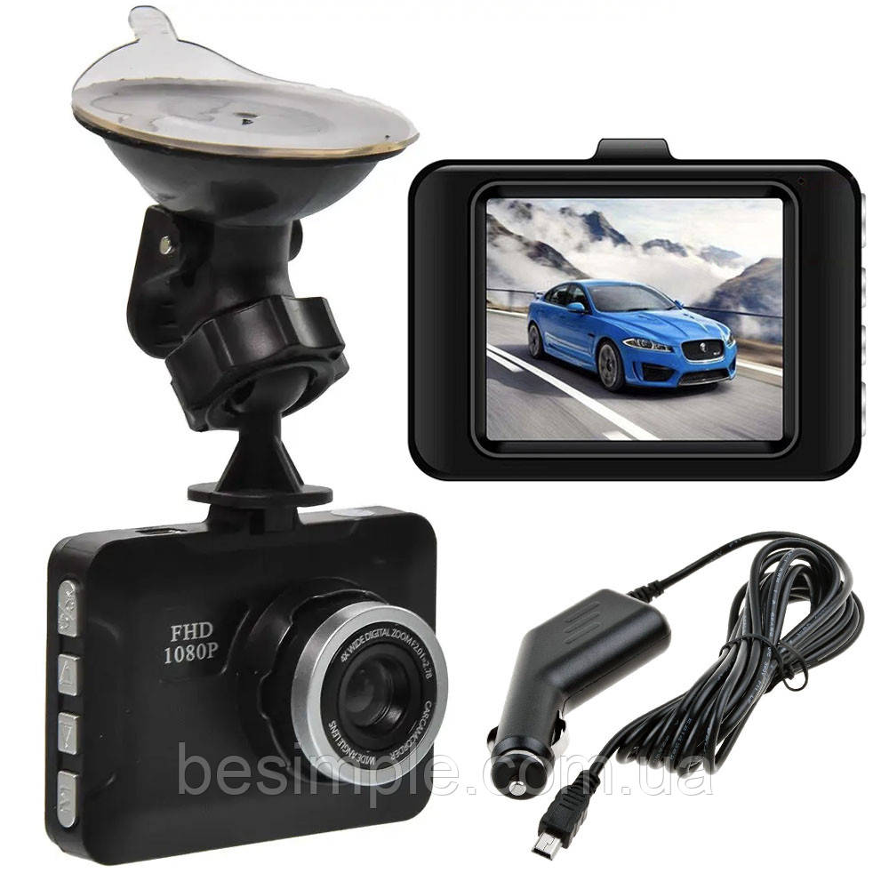 Автомобільний відеореєстратор 2,7", FullHD, Q2 / Відеореєстратор для автомобіля / Автореєстратор