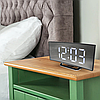 Електронний годинник з термометром, від USB, VST-899-4 / Годинник-будильник дзеркальний, фото 2