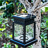 Комплект 5шт Вуличний світильник на сонячній батареї 12,5х9см / Садовий ліхтар підвісний / Ліхтар для саду, фото 8