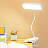 Настільна лампа з прищіпкою 5Вт, 3 режими, USB, DIGAD / Акумуляторна лампа на стіл / Світильник настільний, фото 10