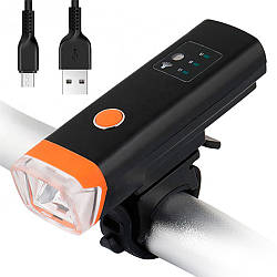 Велосипедний ліхтар акумуляторний HJ-047-XPG / Велосипедна фара передня / Велоліхтар / Велофара