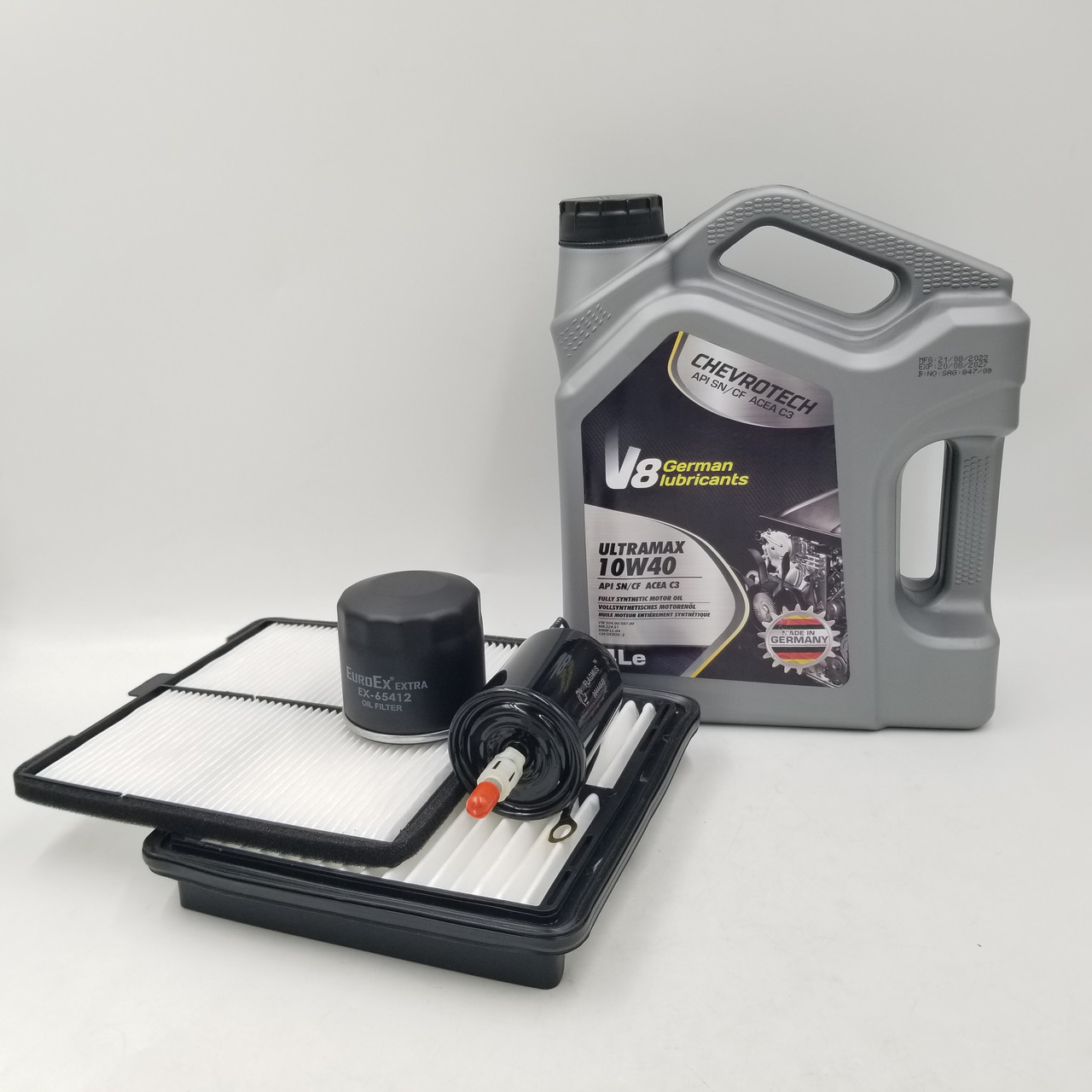 Олія V8 10W-40 і фільтра Матиз (олія + фільтр оливний + повітряний + калонний + паливний), фото 1