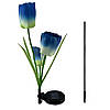 Садовий світильник на сонячній батареї 42,5см (1шт) Tulip, Тюльпан / Газонний світильник / Вуличний ліхтар, фото 10