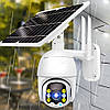 Вулична камера відеоспостереження із сонячною панеллю 3МР, V380 / Вайфай камера спостереження / WiFi камера, фото 2