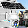 Вулична камера відеоспостереження із сонячною панеллю 3МР, V380 / Вайфай камера спостереження / WiFi камера, фото 6