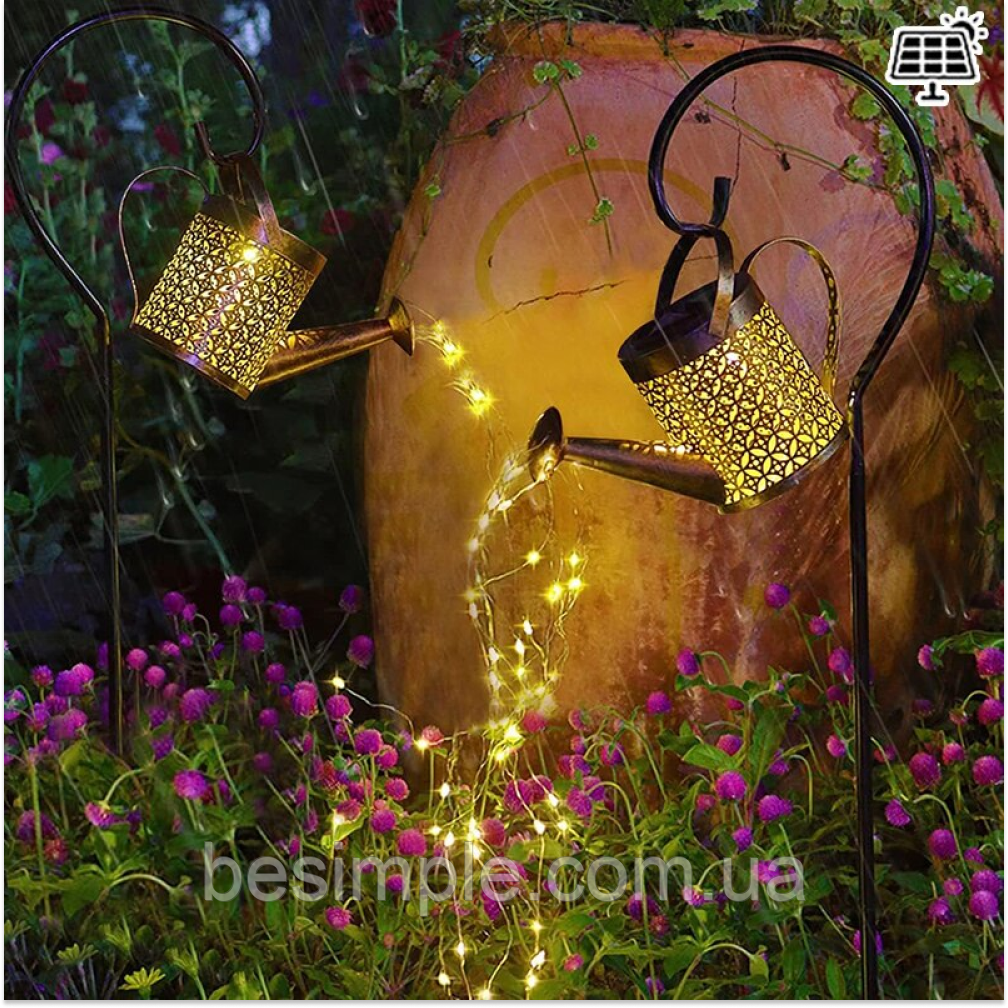 Садовий ліхтар на сонячній батареї Fairy lamp / Садовий ліхтар / Вуличний світильник, фото 1