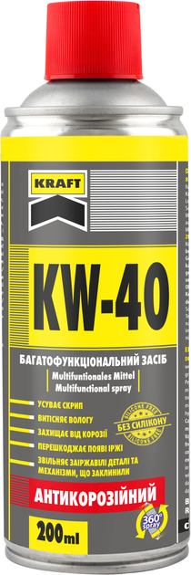 Мастило універсальне KW-40 KRAFT в аер. 200 мл
