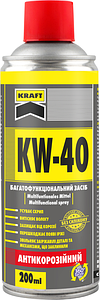 Мастило універсальне KW-40 KRAFT в аер. 200 мл