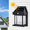 Вуличний світильник на сонячній батареї з датчиком руху, SOLAR WALL LAMP ВK-888 / Ліхтар акумуляторний, фото 5