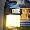Вуличний світильник на сонячній батареї з датчиком руху YX-777-1W / Настінний ліхтар акумуляторний, фото 5