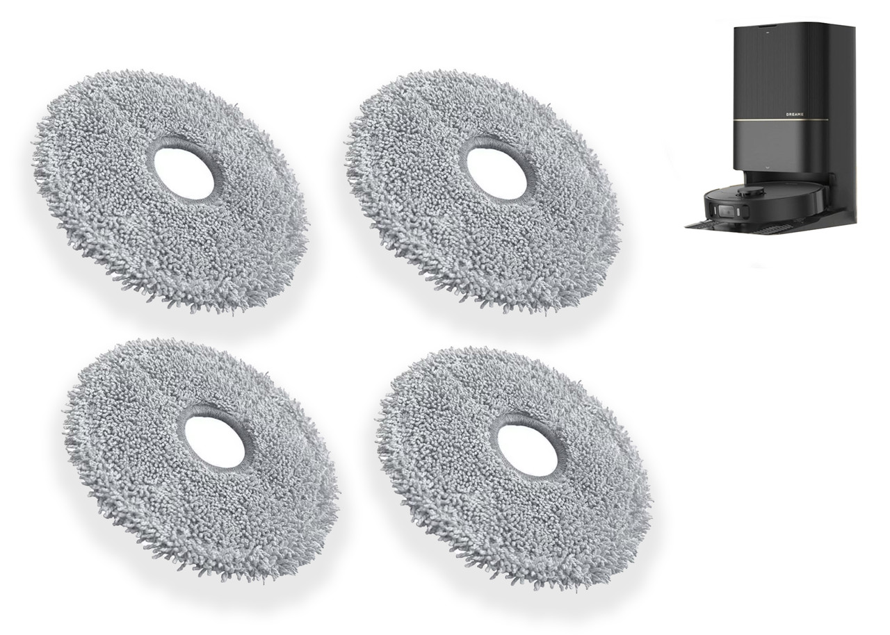 Комплект мікрофібрових серветок (4 шт.) для Dreame L10s Pro Ultra Heat / X30 Ultra / X30 Pro