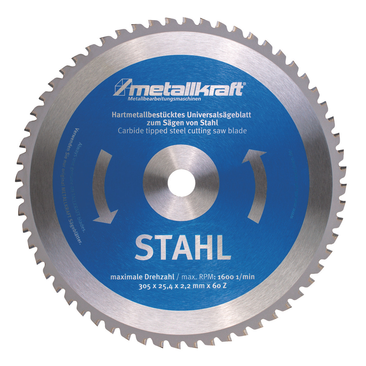 Пиляльний диск для сталі Metallkraft 305 x 2.4 x 25.4 мм, Японія, фото 1