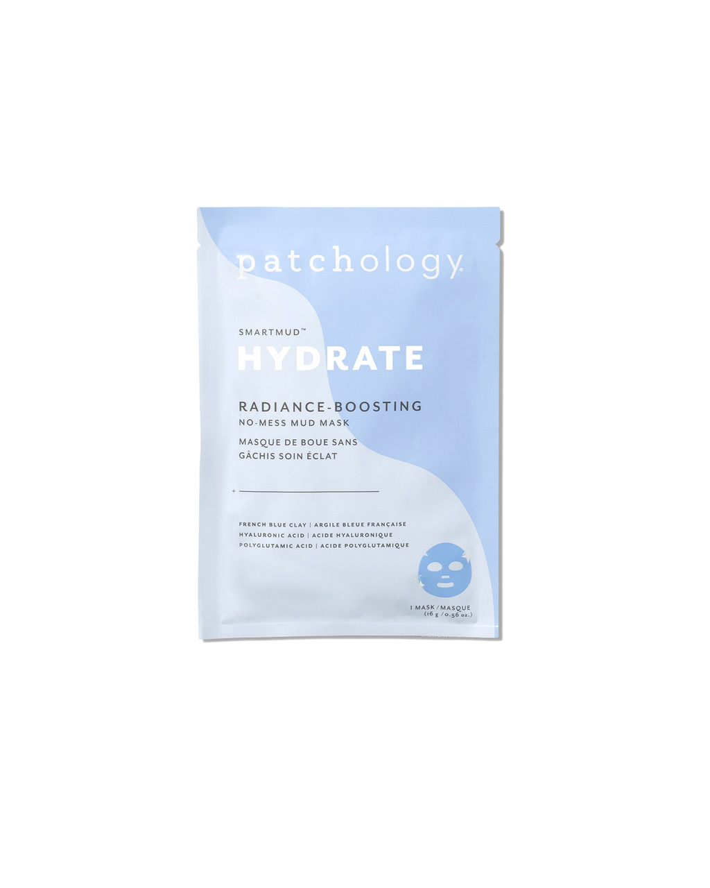 Зміцнююча маска для сяйва Patchology SmartMud Hydrate Single