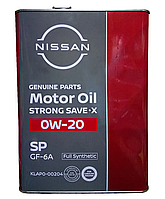 Nissan SP Strong Save X 0W-20 (Japan) 4л.  KLAP0-00204