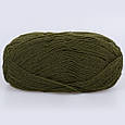 Premium Yarn Winter, Хакі №607, фото 3