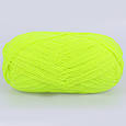 Premium Yarn Winter, Жовтий неон No608, фото 3