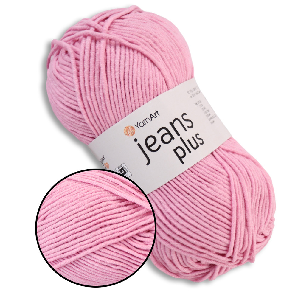 YarnArt Jeans Plus, Рожевий No20
