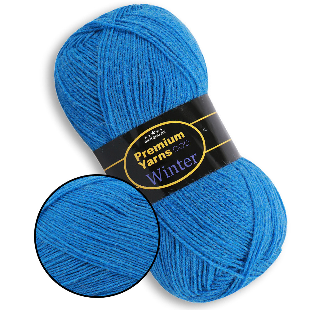 Premium Yarn Winter, Синій №609