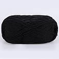 Premium Yarn Winter, Чорний No601, фото 3