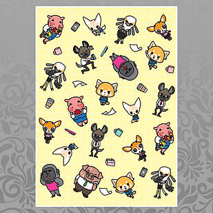 Плакат А4 Аніме Aggressive Retsuko / Агресивна Рецуко 002