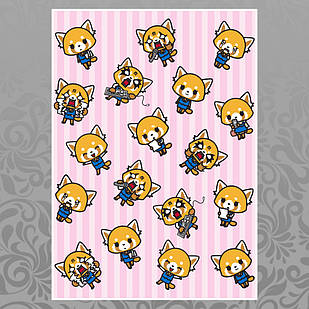 Плакат А4 Аніме Aggressive Retsuko / Агресивна Рецуко 003