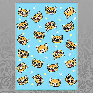 Плакат А3 Аніме Aggressive Retsuko / Агресивна Рецуко 004