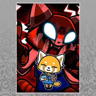 Плакат А4 Аніме Aggressive Retsuko / Агресивна Рецуко 005