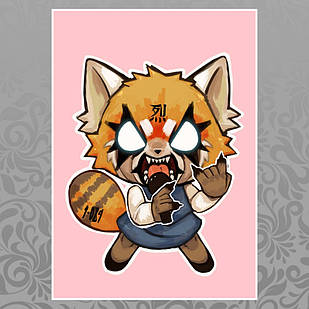 Плакат А3 Аніме Aggressive Retsuko / Агресивна Рецуко 006