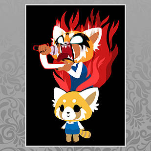 Плакат А3 Аніме Aggressive Retsuko / Агресивна Рецуко 007