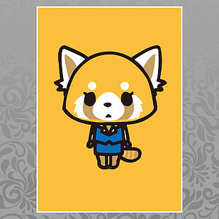 Плакат А3 Аніме Aggressive Retsuko / Агресивна Рецуко 009