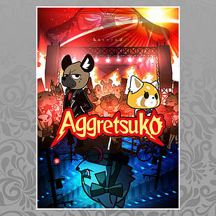Плакат А3 Аніме Aggressive Retsuko / Агресивна Рецуко 010