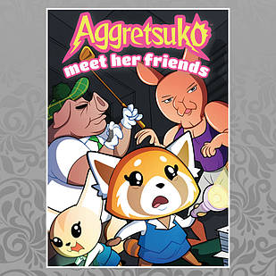 Плакат А3 Аніме Aggressive Retsuko / Агресивна Рецуко 014