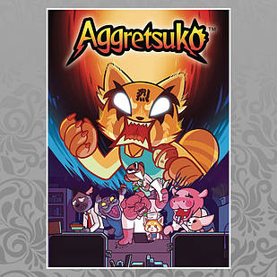 Плакат А3 Аніме Aggressive Retsuko / Агресивна Рецуко 015
