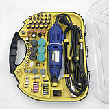 Гравер з гнучким валом LX! 350 Вт + Кейс з насадками, фото 2