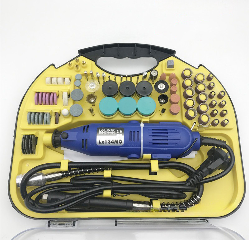 Гравер з гнучким валом LX! 350 Вт + Кейс з насадками, фото 1