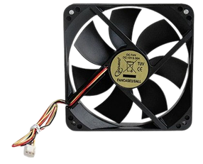 Вентилятор Gembird FANCASE3/BALL Black