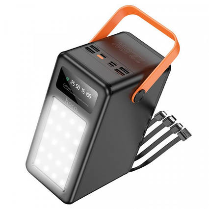Потужний Power Bank 120000 mAh з Led ліхтарем Hoco DB120 Prometheus 22.5Вт, фото 1