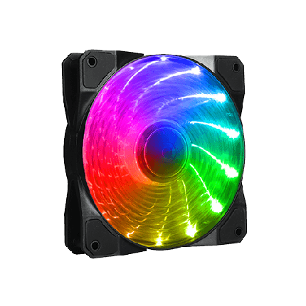 Вентилятор GameMax FN-12Rainbow-M ARGB Black, фото 1