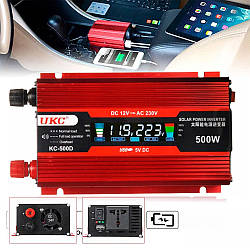 Преобразователь AC/DC 500W LCD, KC-500D/DC KC-500D / Автомобільний інвертор