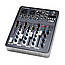 Аудіо Мікшер (4 канали, MP3, USB, Bluetooth) Mixer BT4000 / Мікшерний пульт / Мікшер для мікрофона, фото 4