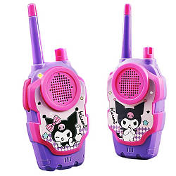Комплект 2 шт Дитяча рація Курумі до 300 м, від батарейок / Набір із двох рацій для дітей / Іграшкова рація
